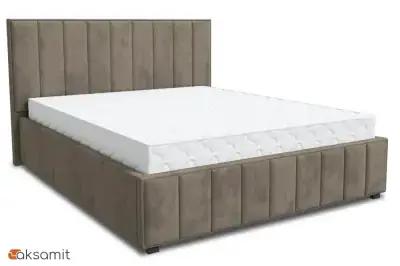 Кровать Кордова-1 с ПМ 140х200 (Боска Лайт VL-2301-04 / Какао) 1 кат. 